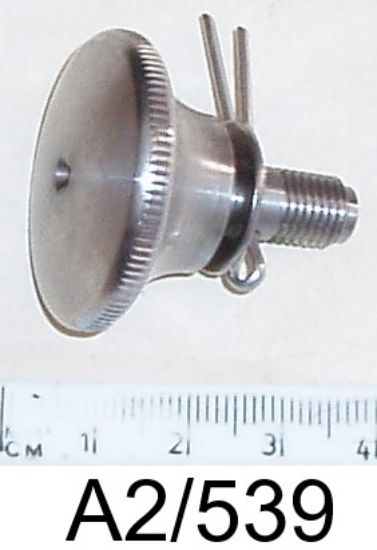 Picture of Tool box knob : Includes washer and split pin A2/291 : Stainless steel
