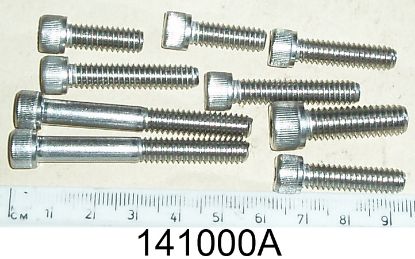 Picture of Screw kit : Crankcases fitting : Lightweights : Stainless steel