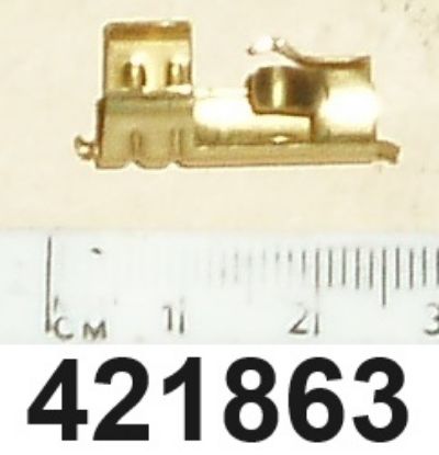 Picture of Terminal : HT lead : Brass : Crimp on