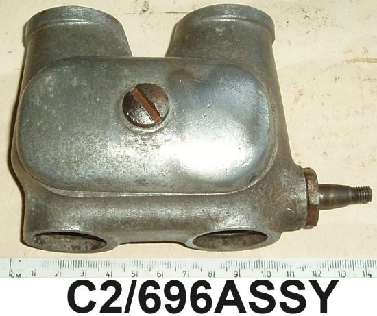 Picture of Valve chest assembly : Side valve : Includes cover, valve lifter, valve lifter bush, securing nut and stud