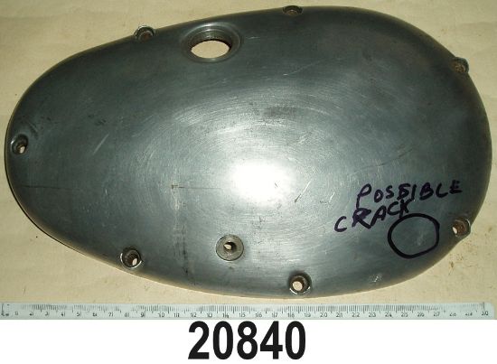 Picture of Outer cover : Front chaincase : Primary drive : Jubilee & Navigator : Possible small crack where marked!