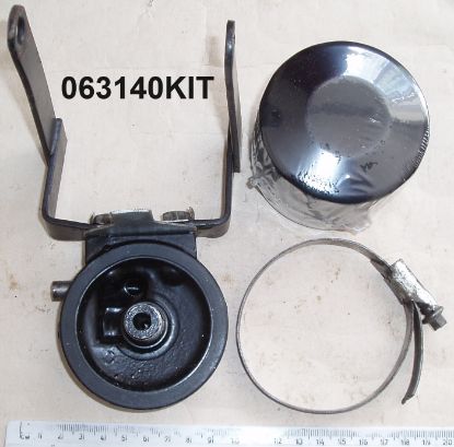 Picture of Oil filter mounting kit : Includes new filter : Bolts to engine plate via gearbox bottom mount