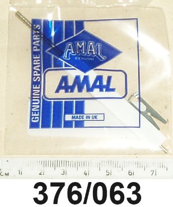 Picture of Throttle needle : 376 Monobloc only : Genuine Amal : Includes needle clip